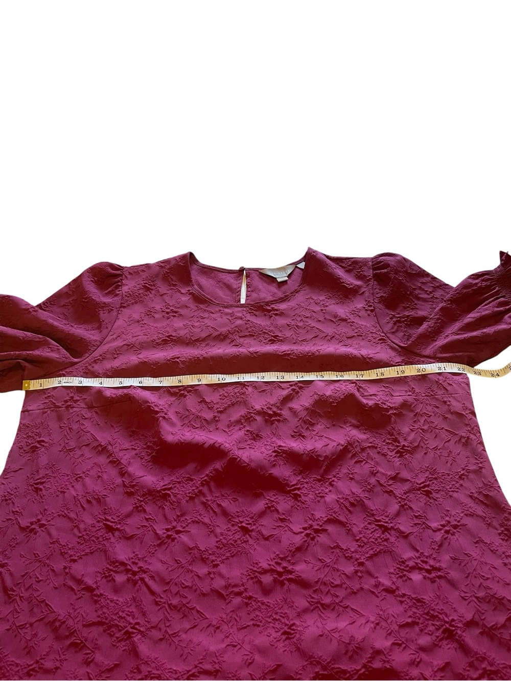 Ted Baker Women’s Textured Embroidery Short Sleeve Top Size XL - Picture 4 of 10